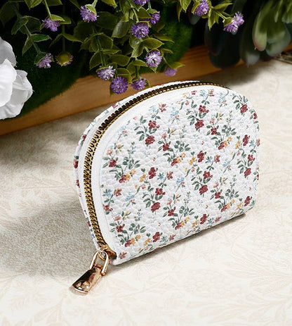 Print Blossom Floral Wallet Card Holder