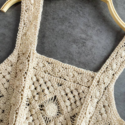 Crochet Knit Tank Top - Southern Sassy Boutique