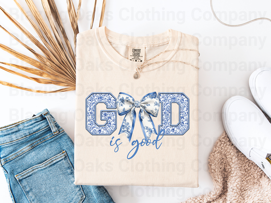 God is Good Coquette Graphic Tee