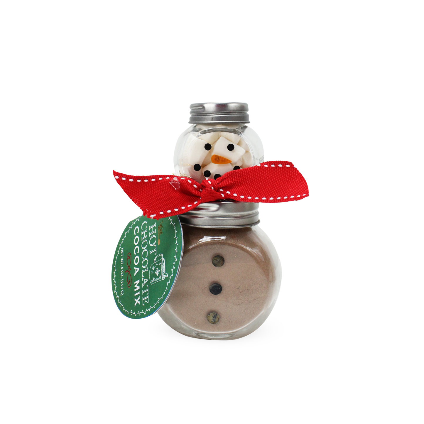 Holiday Snowman Cocoa Jar