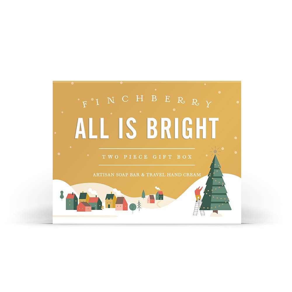 All is Bright 2 Pc Soothing Bath & Body Holiday Gift Set