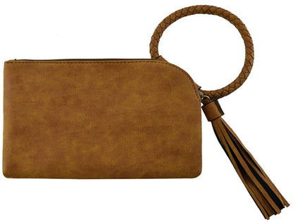 Cheyenne Straw Wristlet/Clutch With Tassel