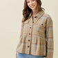 Peplum Plaid Shacket