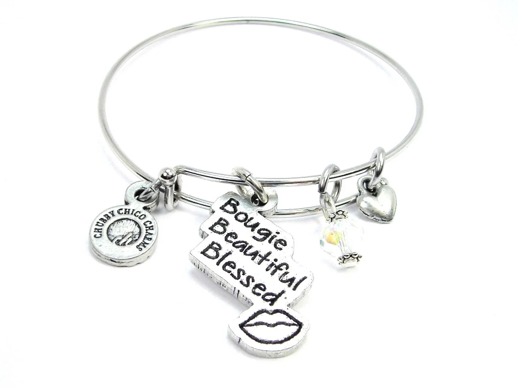 Bougie Beautiful Blessed stacker Bangle Expandable Bracelet - Southern Sassy Boutique