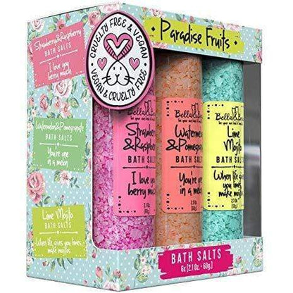 Paradise Fruits Bath Salts Gift Set | Women| Teens