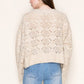 Long Sleeve Solid Knit Top with Side Buttons