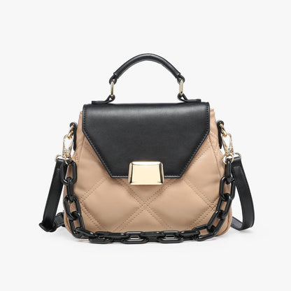 Ollie Quilted Crossbody w/ Chain Strap