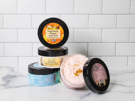 Whipped Sugar Scrubs
