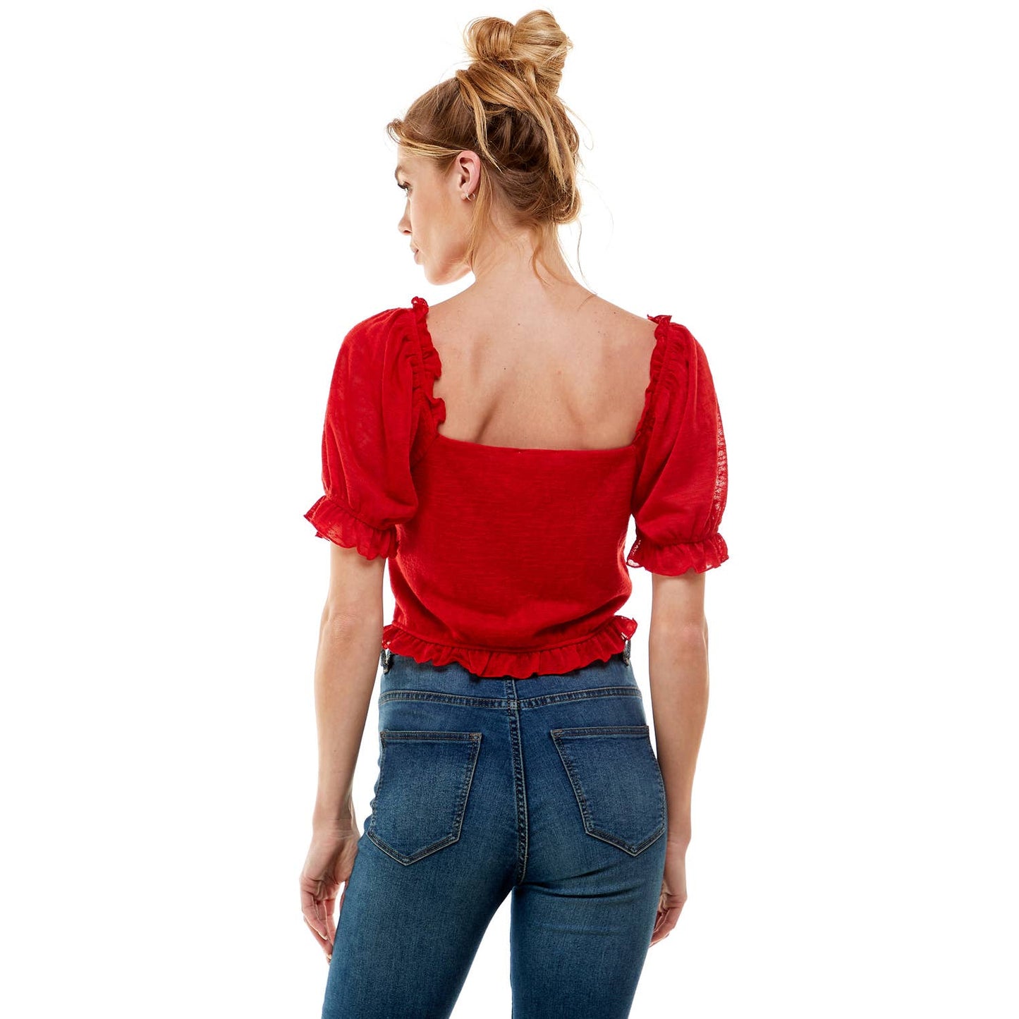 BLOOM DRAWSTRING PUFF TOP