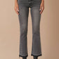 High Rise Crop Boot Denim