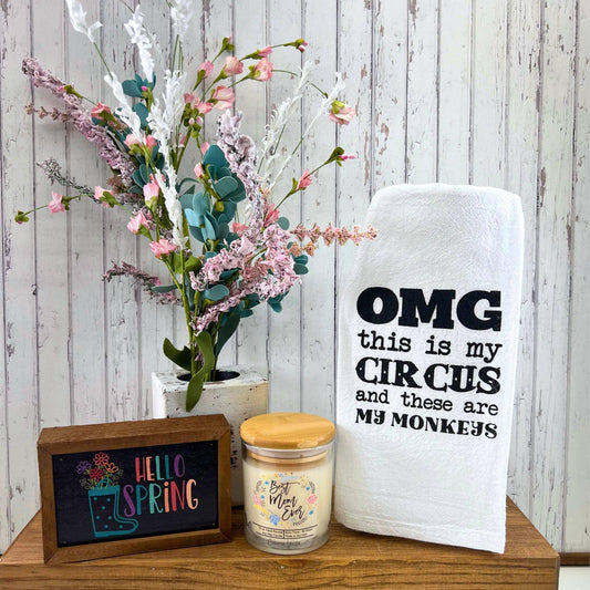 Best Mom Ever Flowers - Mothers Day - Soy Wax Candles - Southern Sassy Boutique