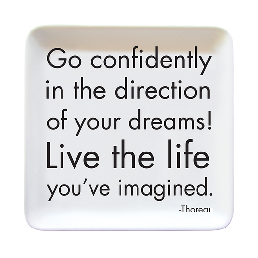 Go Confidently Ceramic Dish