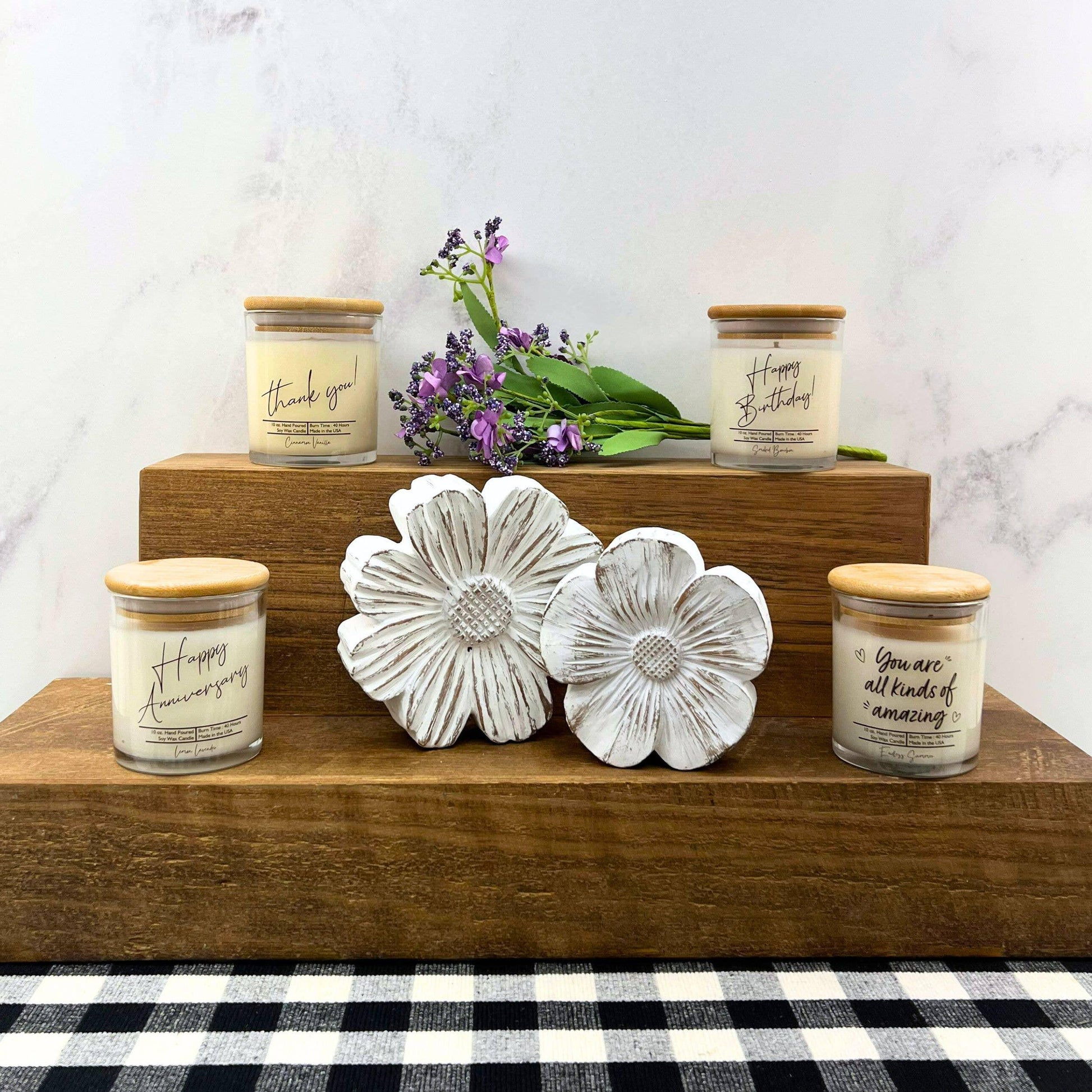 Happy Birthday Candle - Soy Wax Candles - Birthday Candles - Southern Sassy Boutique