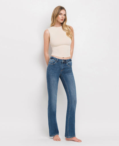 MID RISE BOOTCUT JEANS LV1064 - Southern Sassy Boutique