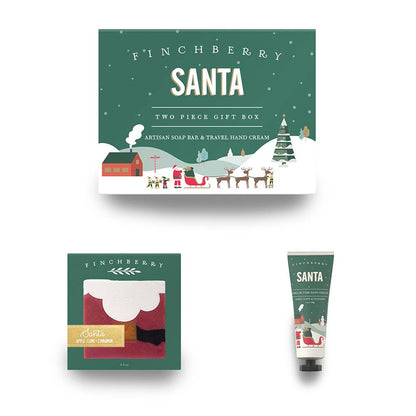 Santa 2 Pc Bath & Body Holiday Gift Set