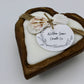 Small Heart Dough Candle