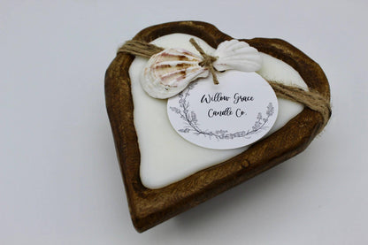 Small Heart Dough Candle - Southern Sassy Boutique