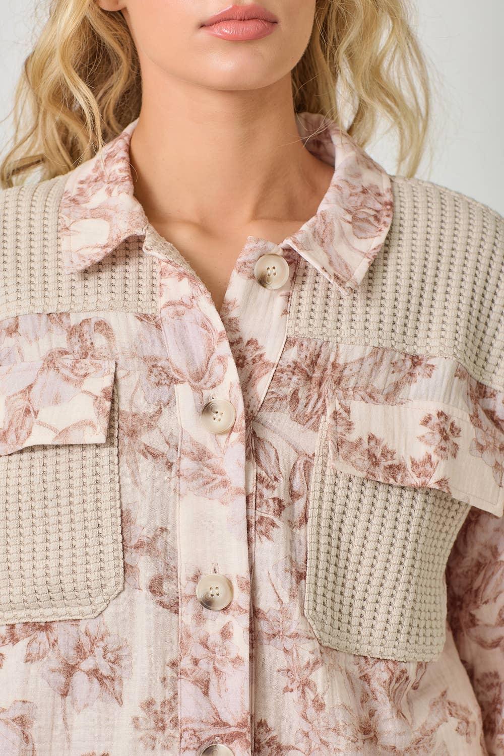 Mixed Media Jacket - Southern Sassy Boutique