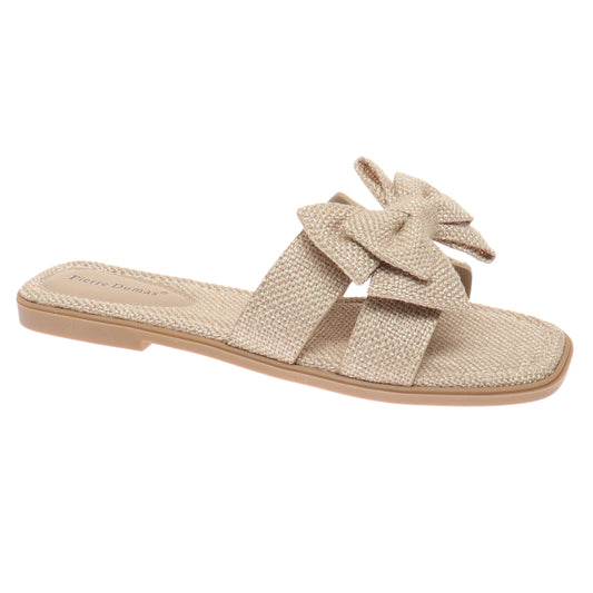 Empress Pierre Dumas Bow Tie Flat Sandal