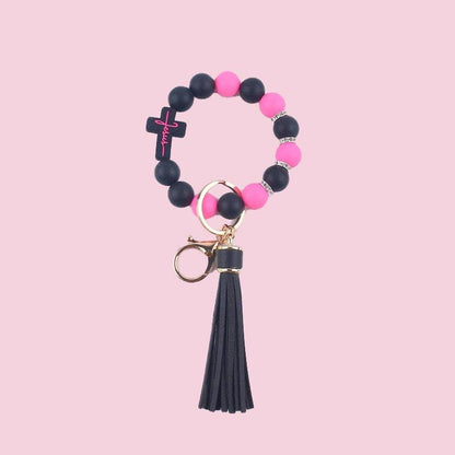 Cute Cross Keychain - Southern Sassy Boutique