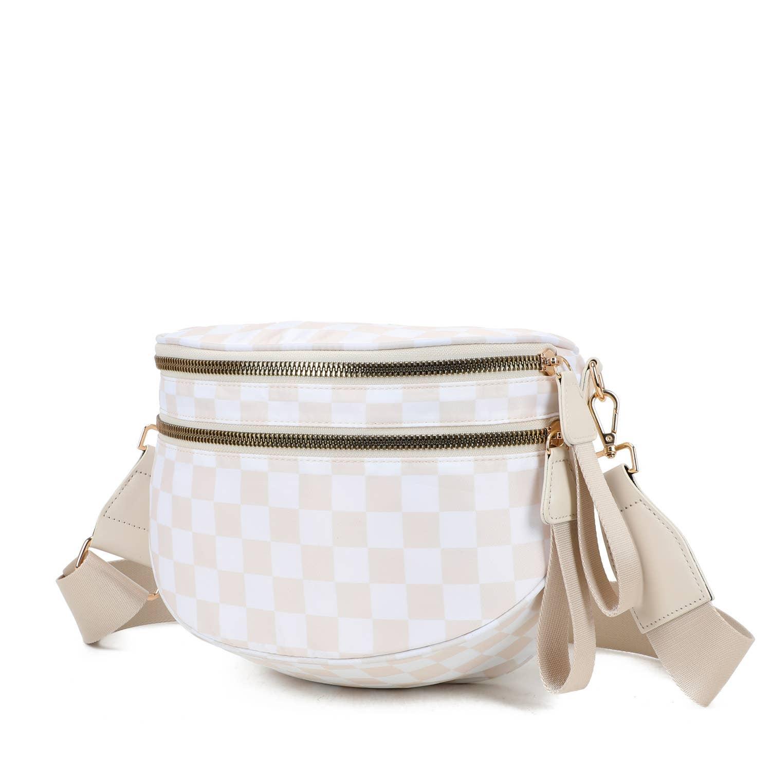 Paulina Nylon Waterproof Multi-Compartment 10" Crossbody Bag - Southern Sassy Boutique