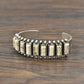 711076, White Turquoise Cuff Bracelet