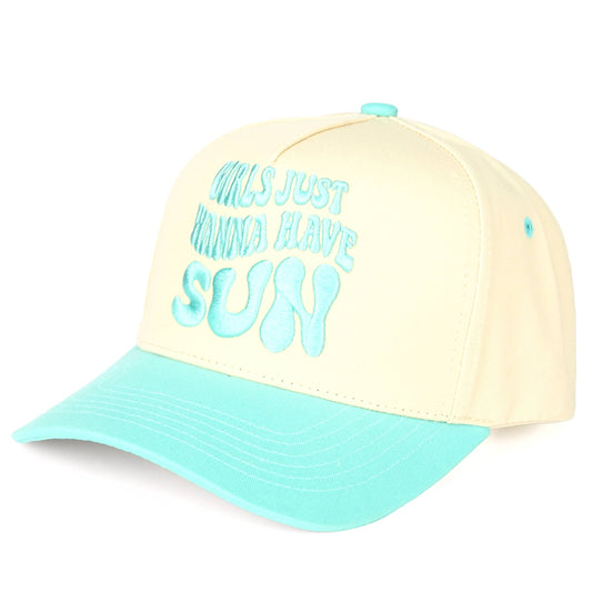 Girls Just Wanna Have Fun Baseball Hat