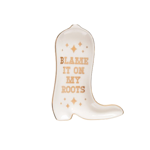 Blame It On My Roots Trinket Tray