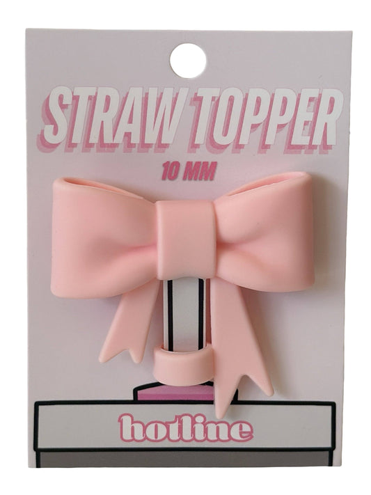 Large Bow Straw Toppers