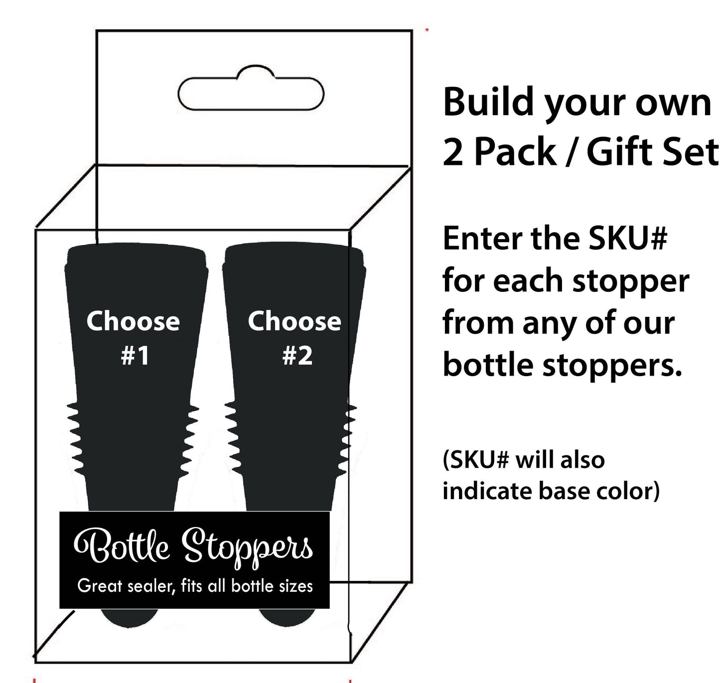 Flamingo Two Pack Bottle Stoppers