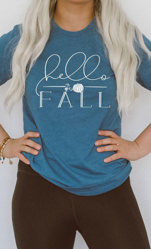 Simple Hello Fall Graphic Tee