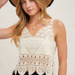 CROCHET LACE TANK