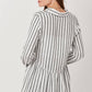 Stripe Peplum Shirt
