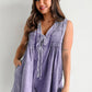 Sleeveless Top & Shorts Denim Jumpsuit