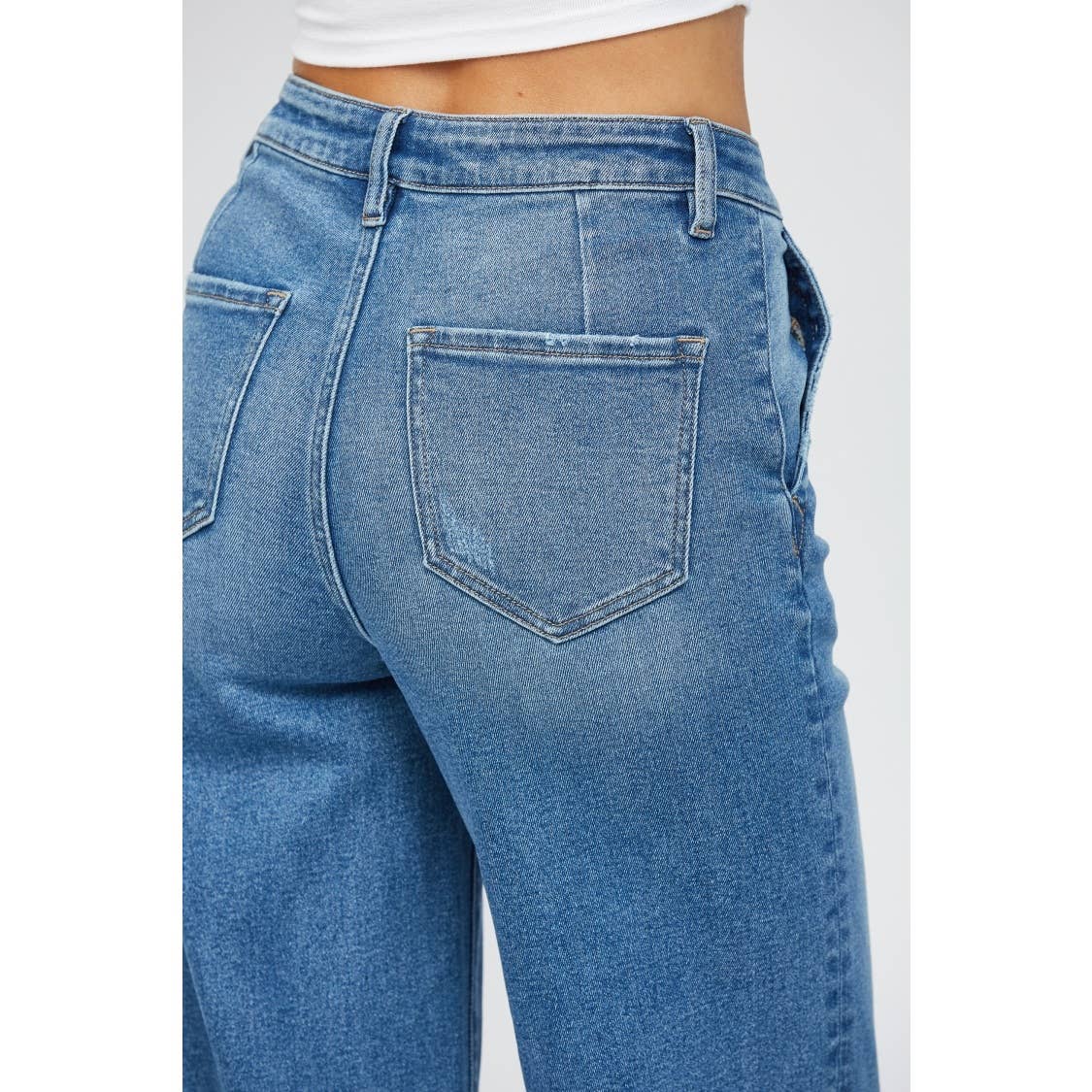 HIGH RISE CROPPED WIDE LEG