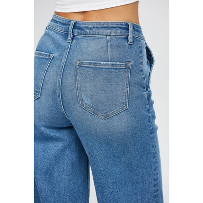 HIGH RISE CROPPED WIDE LEG