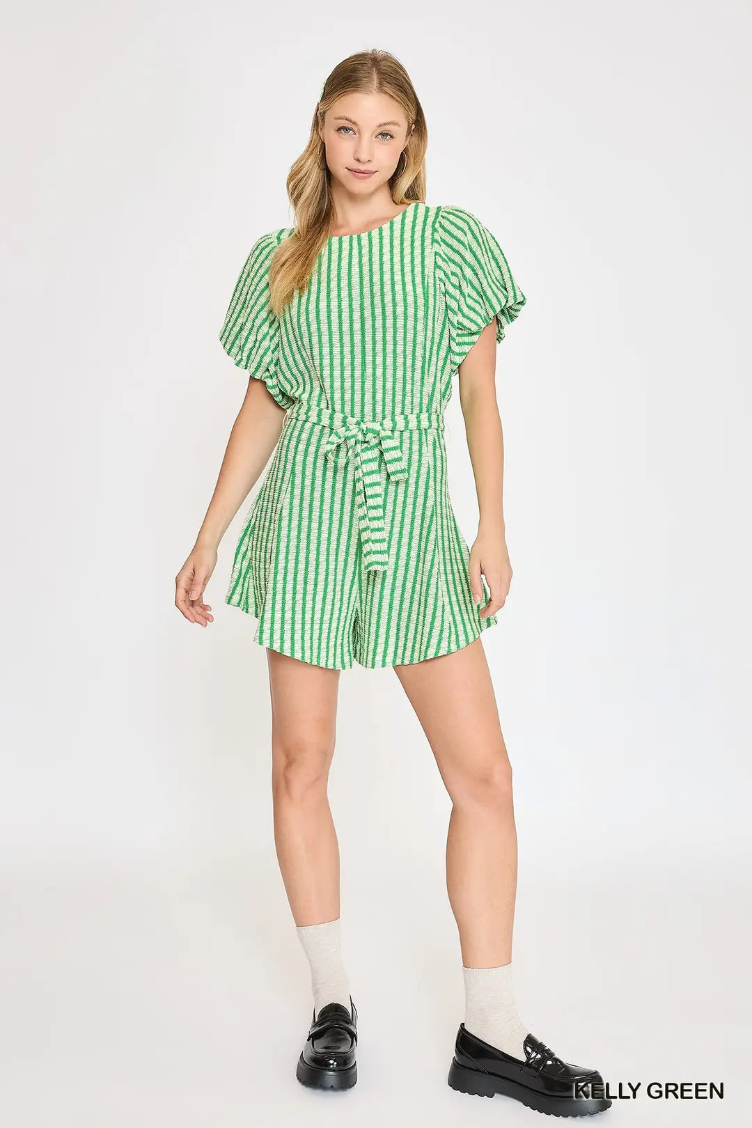Knitted Stripped Romper