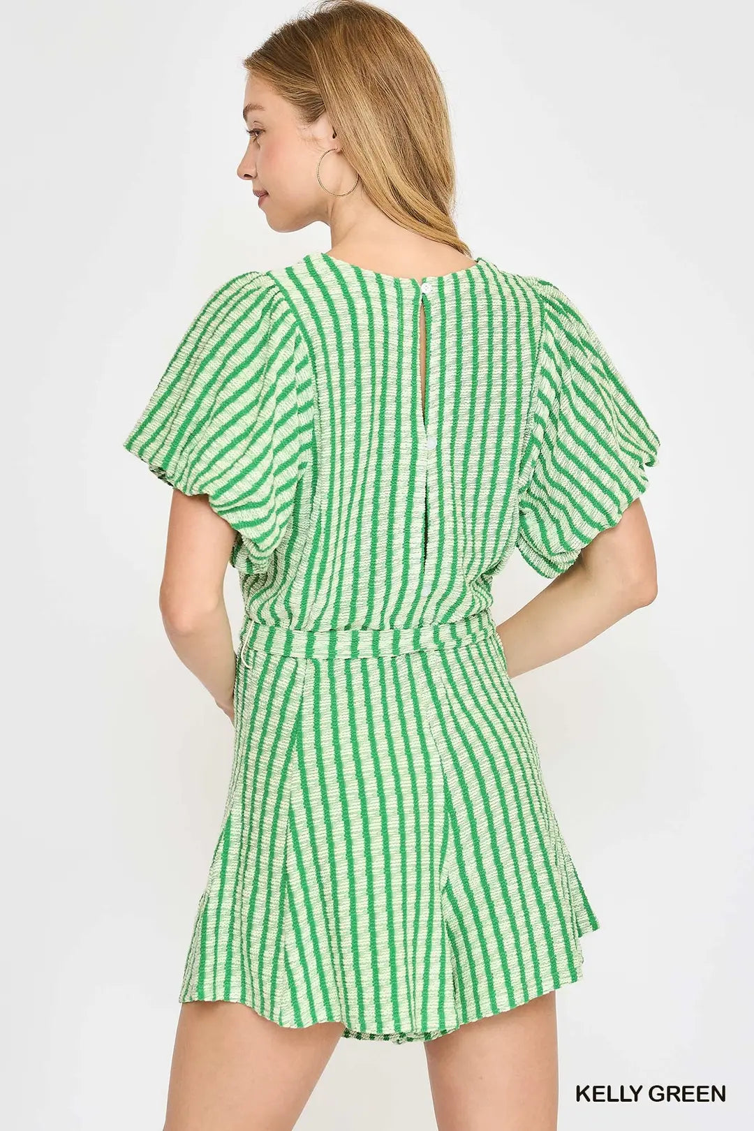 Knitted Stripped Romper
