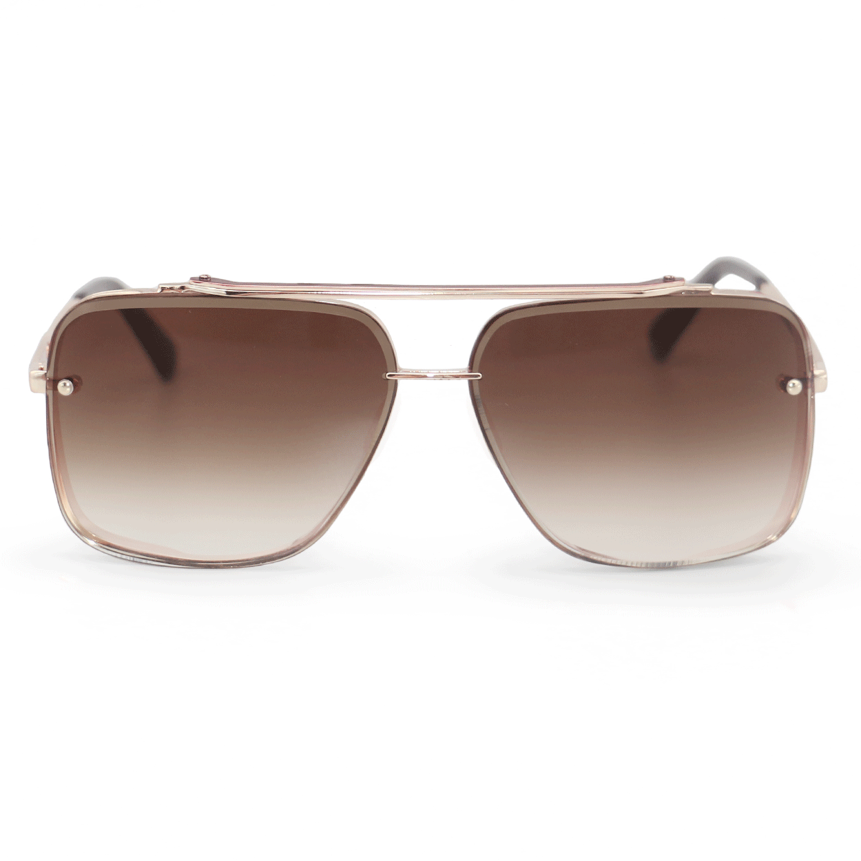 Small Bella Coffee - Tangle Free Aviator Sunglasses