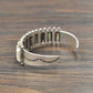 711076, White Turquoise Cuff Bracelet