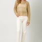 Metallic Net Pullover Sweater