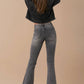 High Rise Crop Boot Denim