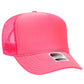 Solid Color OTTO 5-Panel Foam Mesh Back Trucker Hat