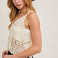 CROCHET LACE TANK