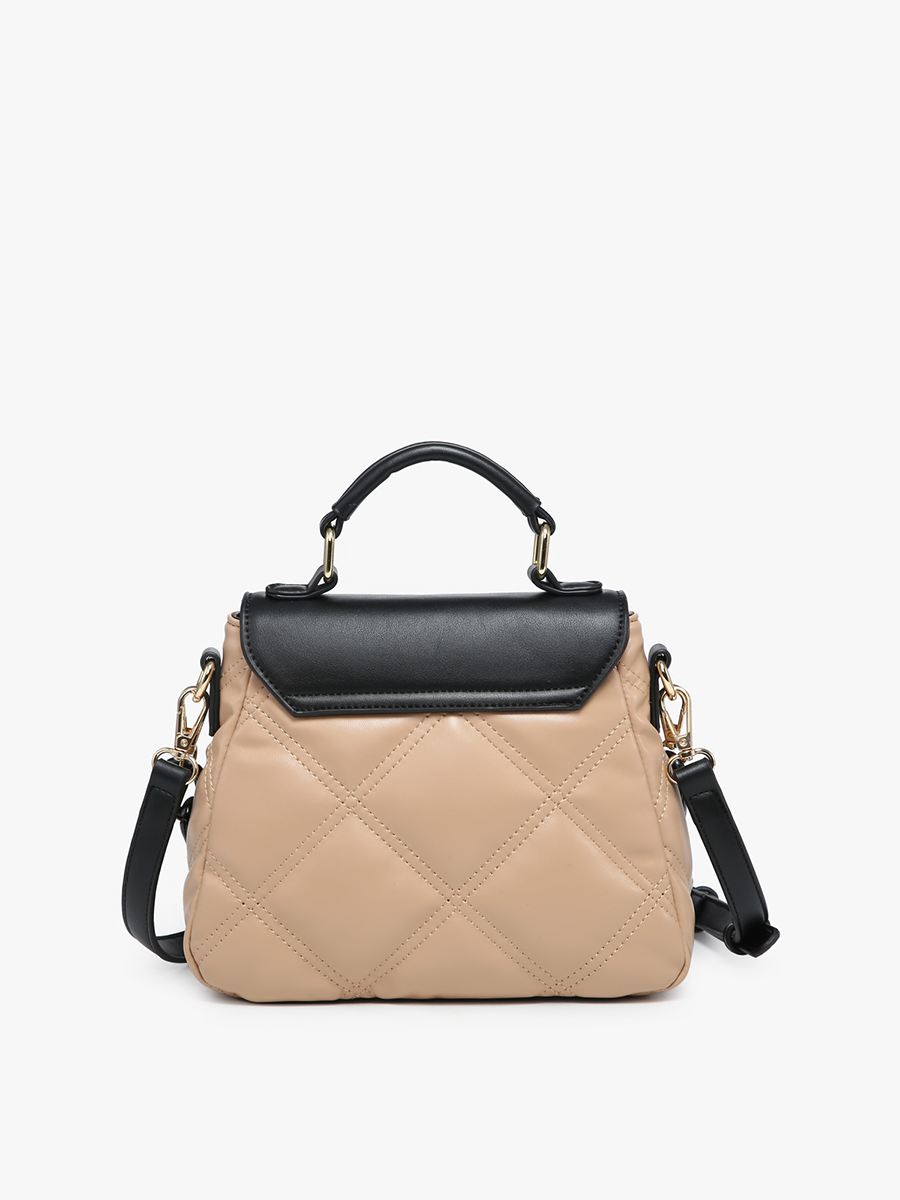 Ollie Quilted Crossbody w/ Chain Strap