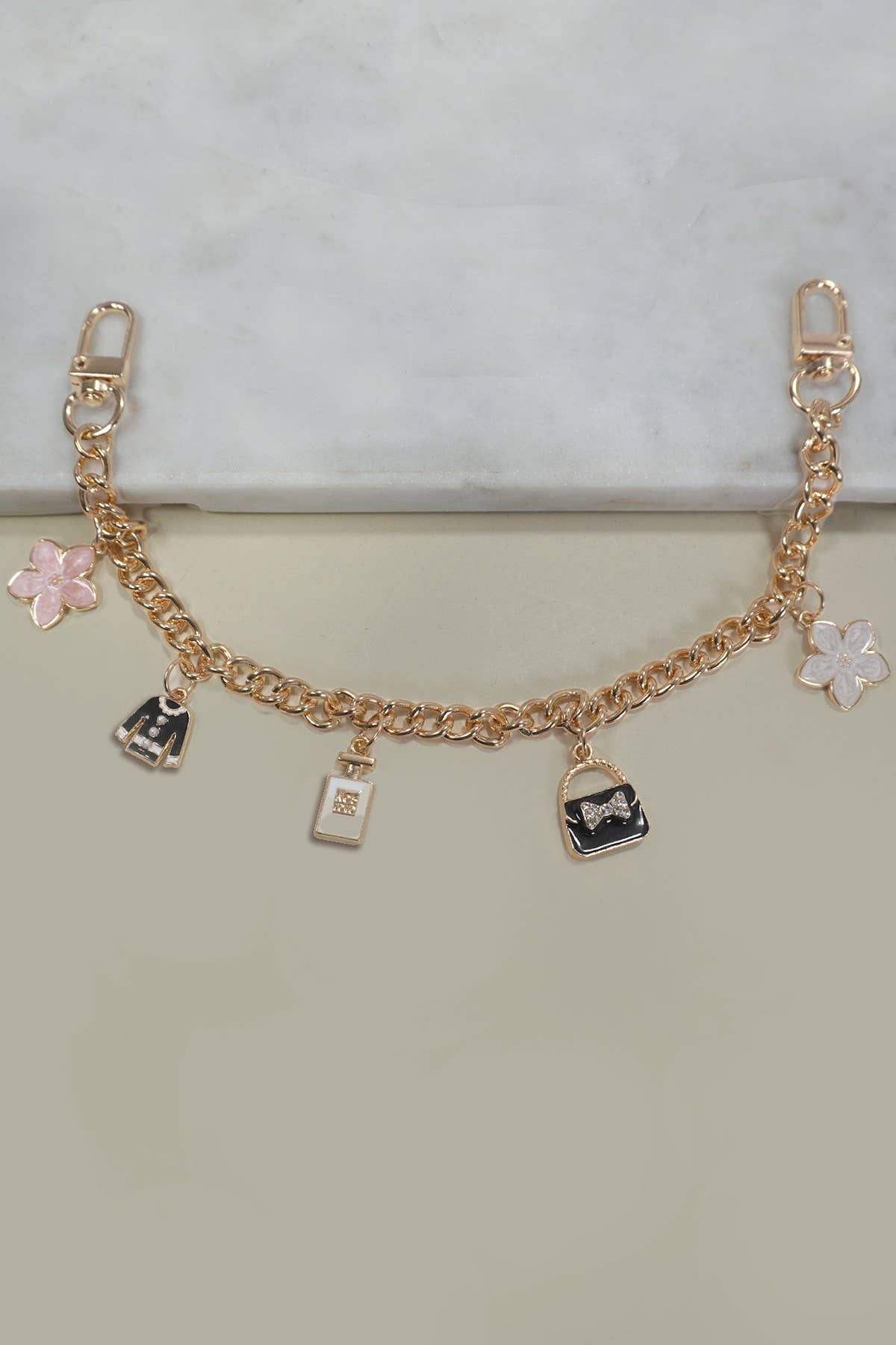 BAG CHARM-CHAIN TOP BAG FLOWER PERFUME