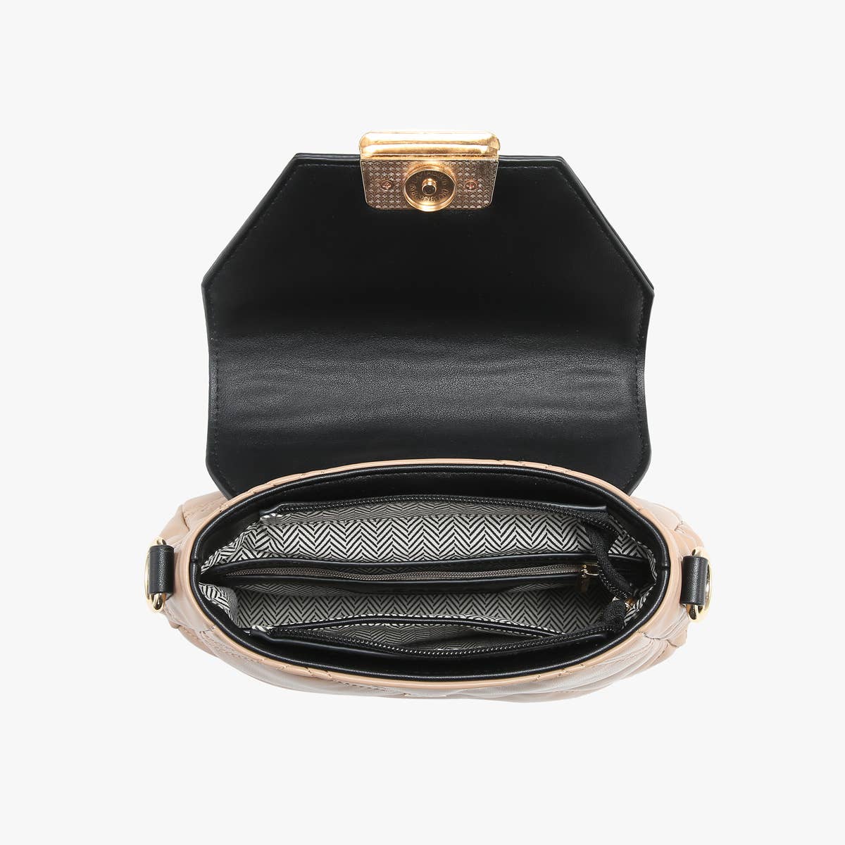 Ollie Quilted Crossbody w/ Chain Strap