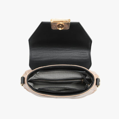 Ollie Quilted Crossbody w/ Chain Strap
