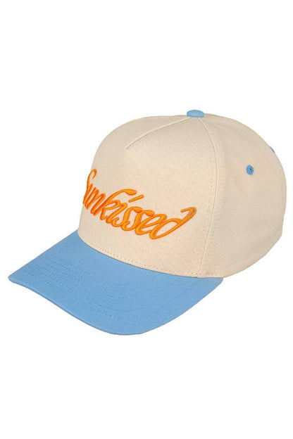 Sun Kissed Embroidered Cotton Baseball Cap