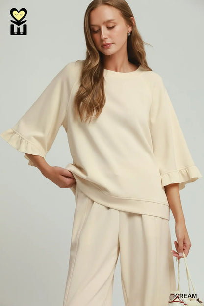 Luxe Knit Wide Leg Pants